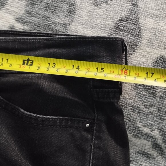 Levi’s 524 Women’s Superlow Skinny Jeans Size 25 Black Denim - Picture 5 of 8